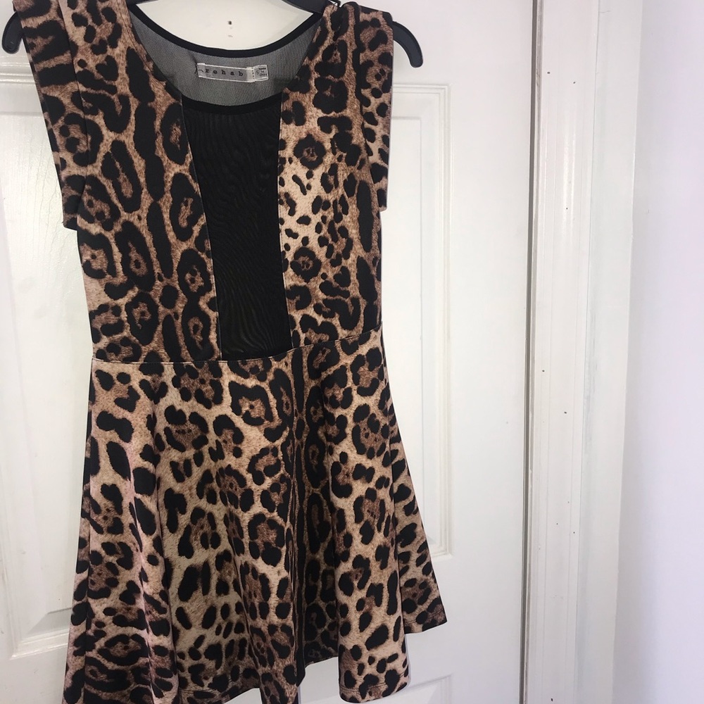 Leopard print dress